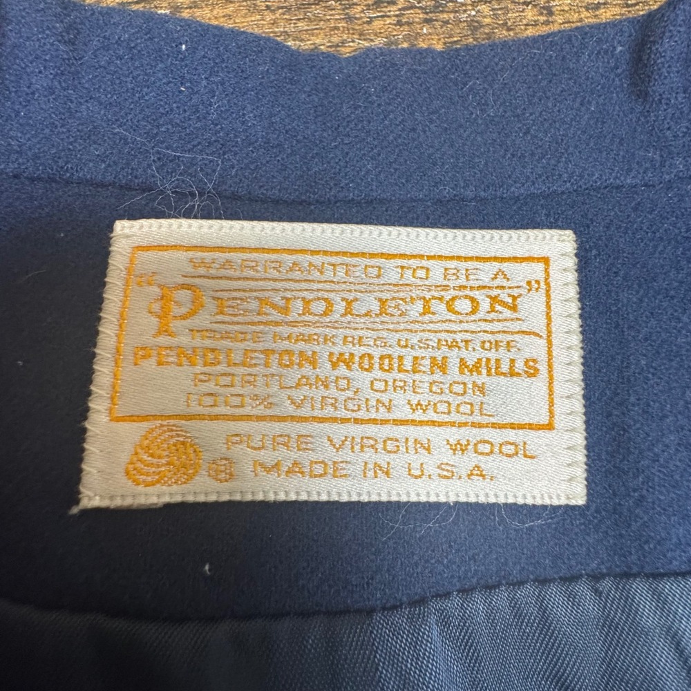 Pendleton Wool Blazer Jacket Two Button Front Cla… - image 2